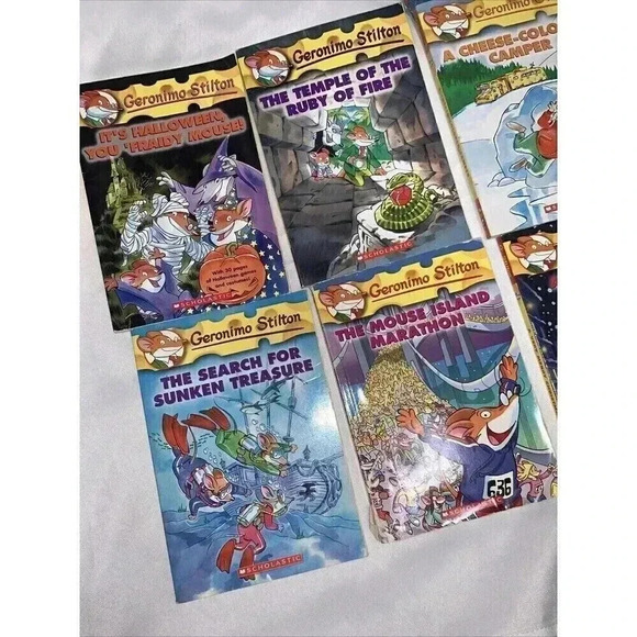 LOT of 9Geronimo Stilton Thea Children's Chapter Books Paperback 1 Hardcover - Picture 5 of 13